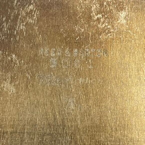 Reed & Barton Mayflower 5001 Vintage Lidded Vegetable Dish Silverplate Platter - Picture 6 of 6